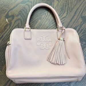 Tory Burch Blush Satchel with Tassel